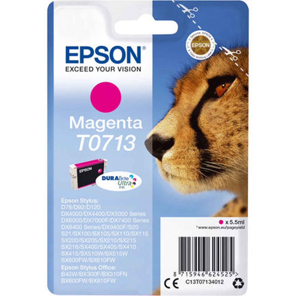 Epson T0713 Magenta SC 5.5ml T07134012 - image 3 of 3