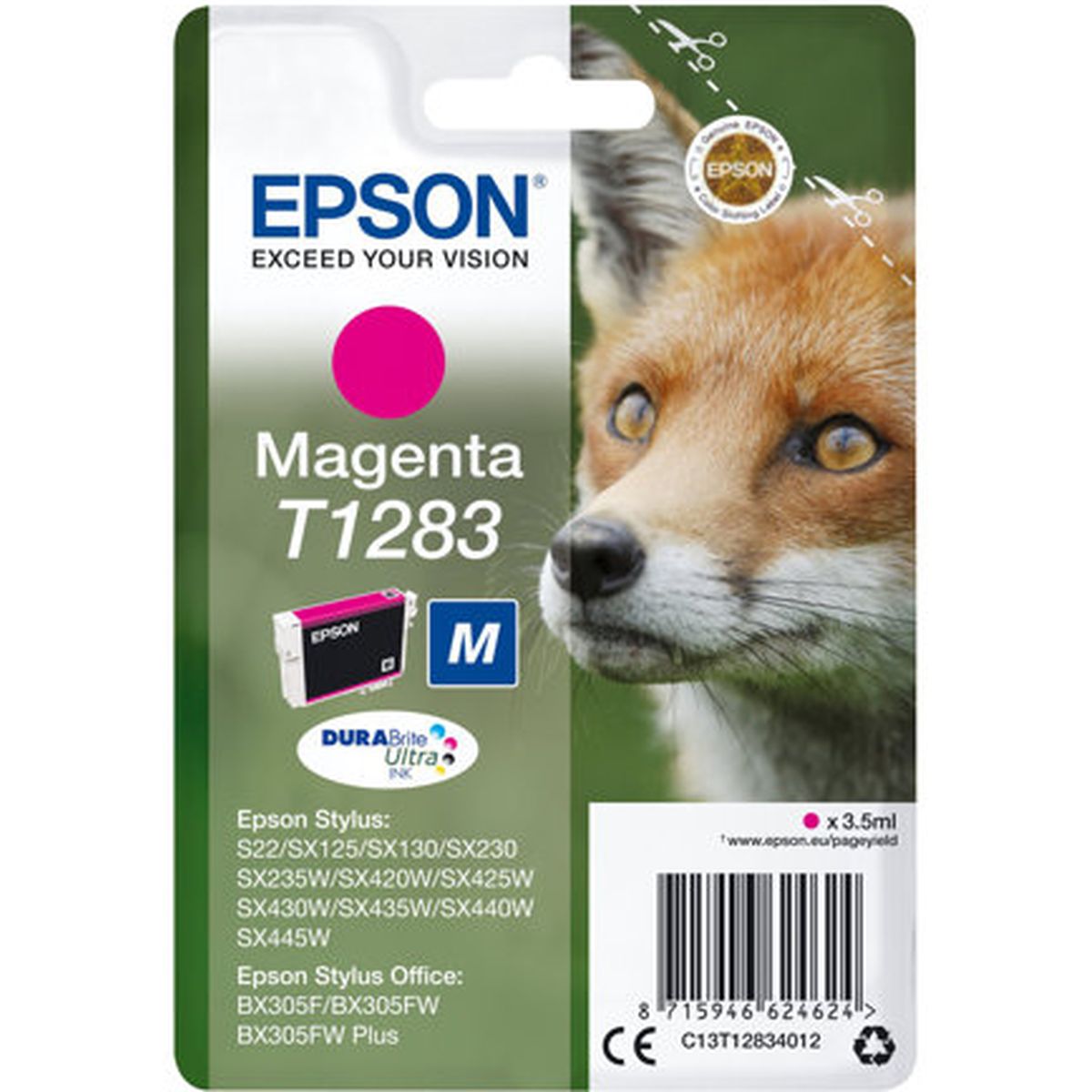 Epson T1283 Ink Cartridge Magenta Standard Capacity 3.5ml 1 - image 3 of 3