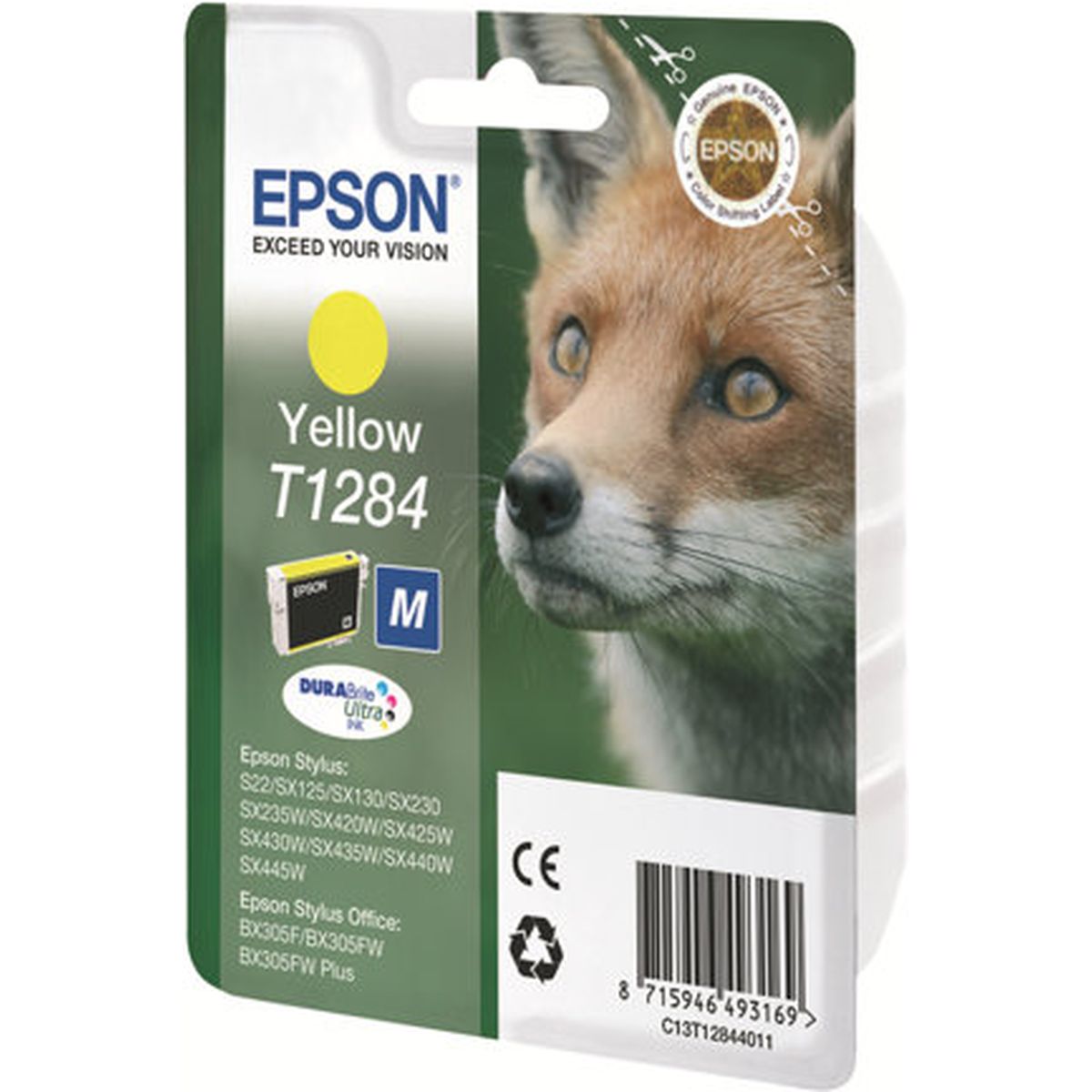 Epson T1284 Ink Cartridge Yellow Standard Capacity 3.5ml 1-p - image 2 of 3