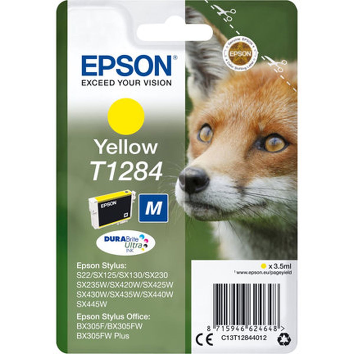 Epson T1284 Ink Cartridge Yellow Standard Capacity 3.5ml 1-p - image 3 of 3