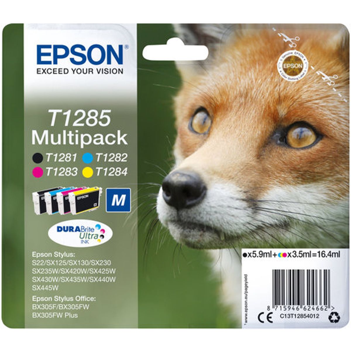 Epson T1285 Multipack BCYM SC T12854012 - image 2 of 2