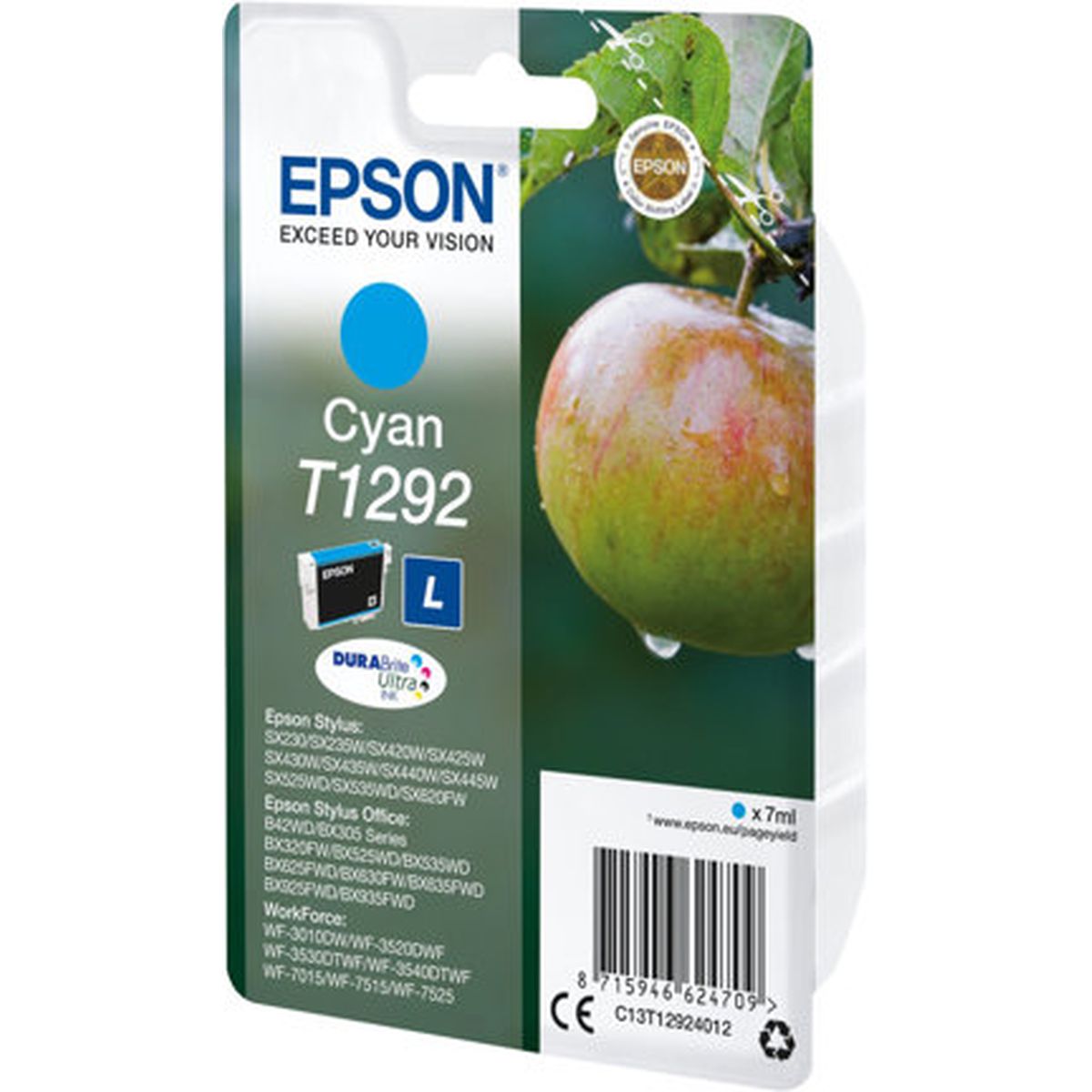Epson T1292 Cyan High Capacity 7ml 1-pack Bli - image 2 of 2
