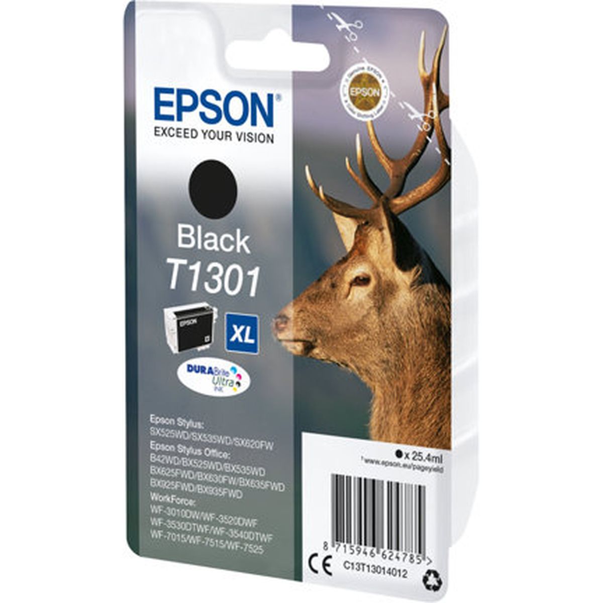 Epson T1301 Ink Cartridge Black Extra High Capacity 25.4ml 1 - image 2 of 2