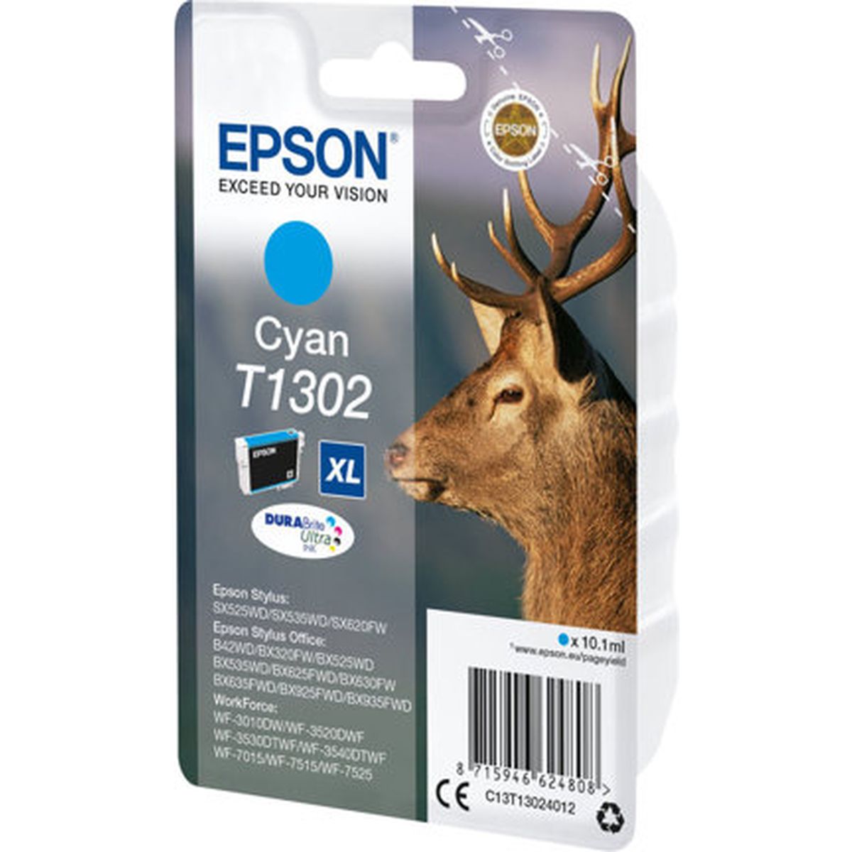 Epson T1302 Ink Cartridge Cyan Extra High Capacity 10.1ml 1 - image 2 of 2