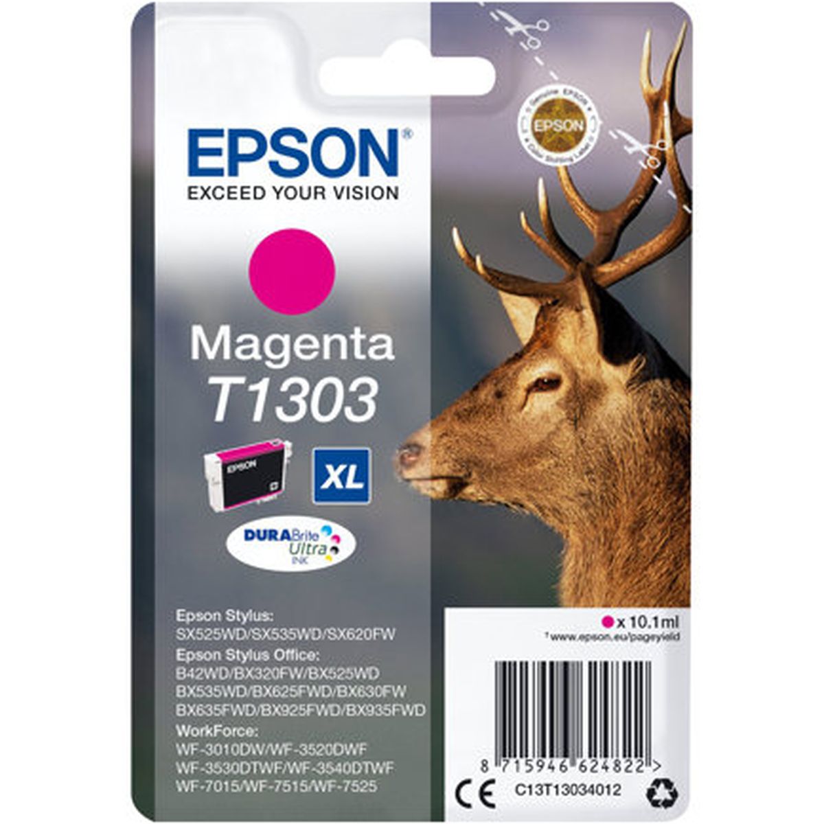 Epson T1303 Ink Cartridge Magenta Extra High Capacity 10.1ml - image 2 of 2