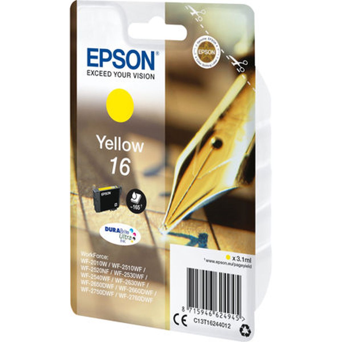 Epson 16 Yellow SC Pen T16244022 RF-AM - image 2 of 2
