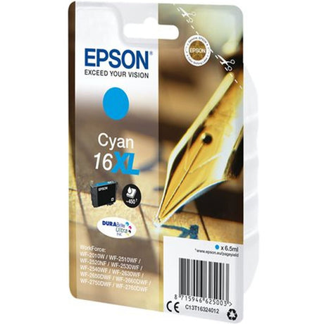 Epson 16XL Cyan HC T16324012 EX Alarm - image 2 of 2