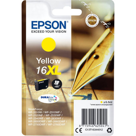 Epson 16XL Yellow HC T16344012 EX Alarm - image 3 of 3