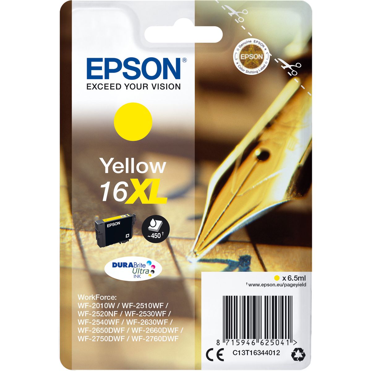 Epson 16XL Yellow HC T16344022 RF-AM