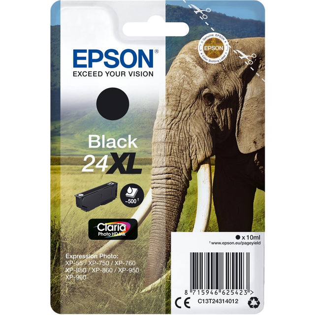 Epson 24XL Black High Capacity 10ml 500 Page