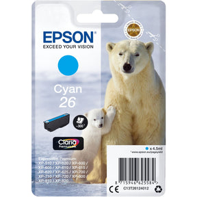 Epson 26 Cyan SC RF-AM Blis T26124022