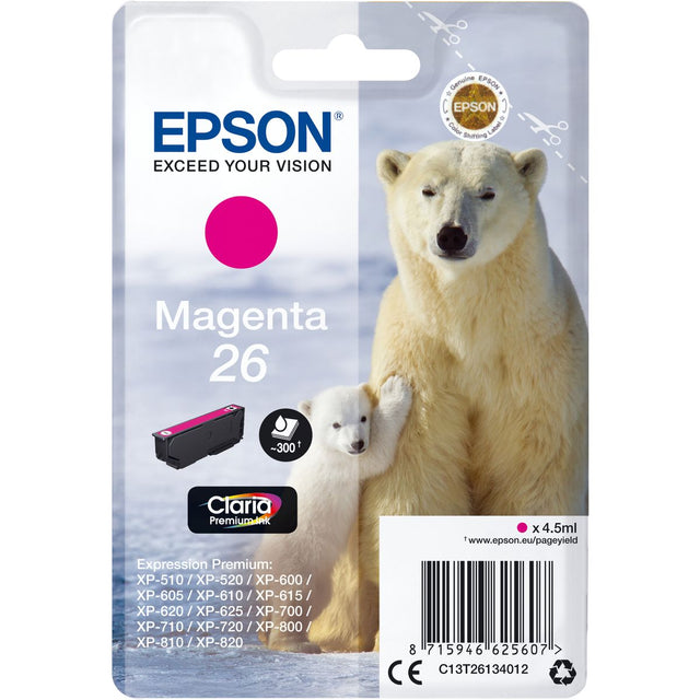 Epson 26 Magenta SC T26134012 Ijsbeer