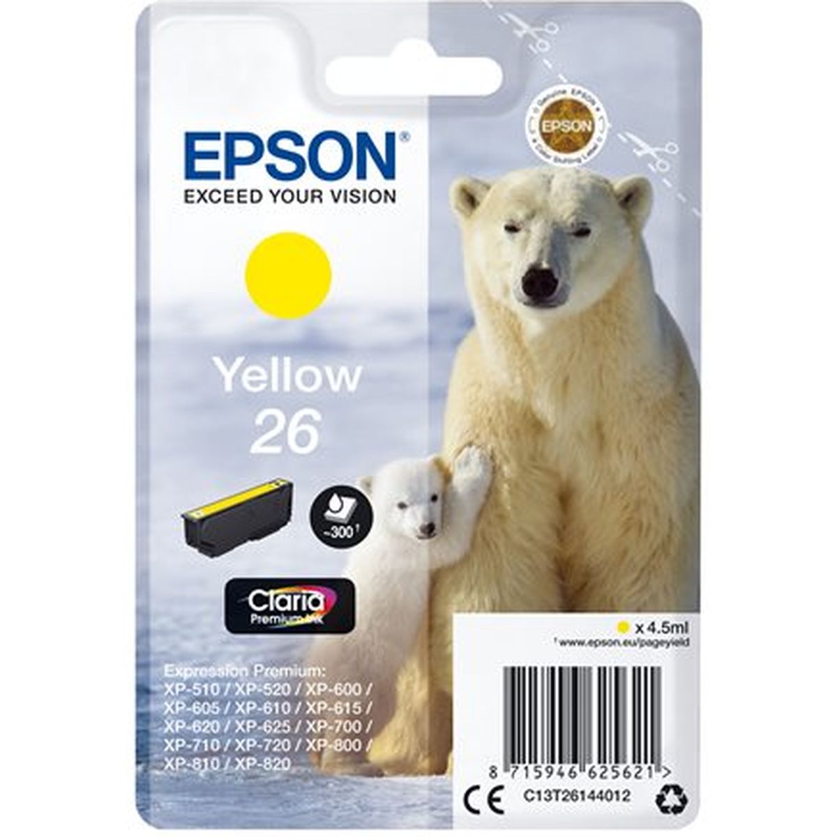 Epson 26 Yellow SC T26144012 Ijsbeer - image 3 of 3
