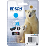 Epson 26XL Ink Cartridge Cyan High Capacity 9.7ml 700 Pagin