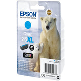 Epson 26XL Ink Cartridge Cyan High Capacity 9.7ml 700 Pagin - image 2 of 2