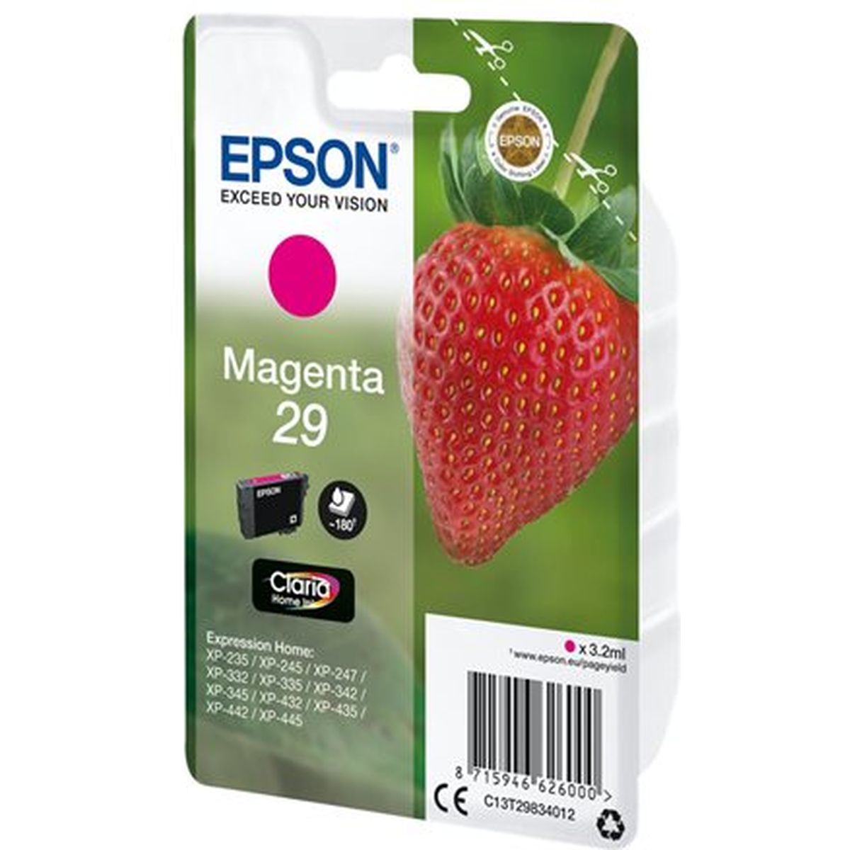 Epson 29 Magenta Fraise Claria Home T29834022 - image 2 of 3