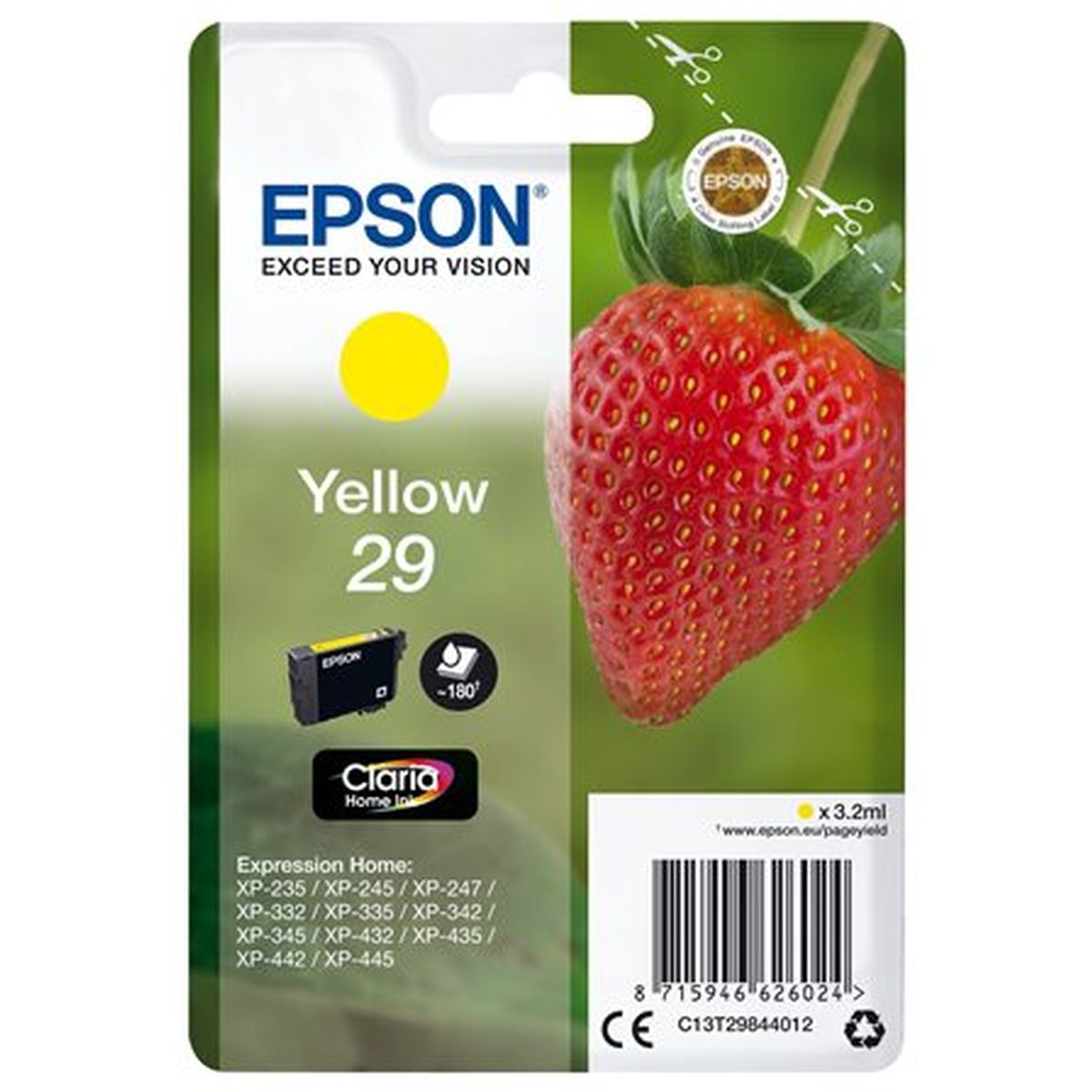 Epson 29 Yellow Fraise Claria Home T29844022 - image 3 of 3