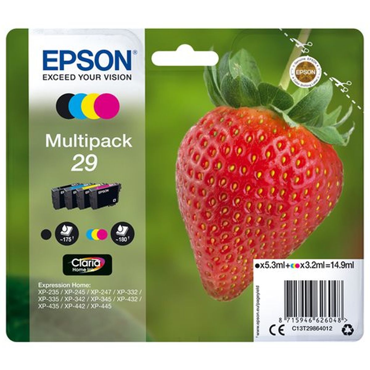 Epson 29 Multipack BCYM Claria Home T29864022 - image 3 of 3