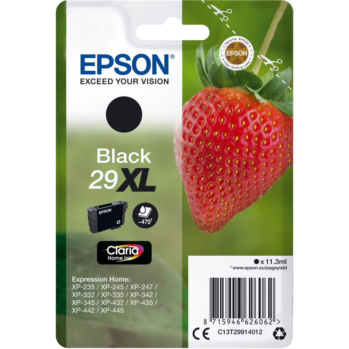 Epson 29XL Black Fraise Claria T29914012