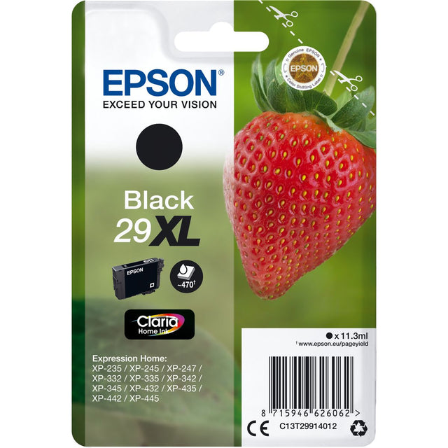 Epson 29XL Black Fraise Claria T29914012