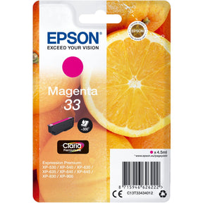 Epson 33 Oranges Claria Premium Magenta