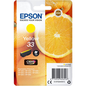 Epson 33 Oranges Claria Premium Yellow