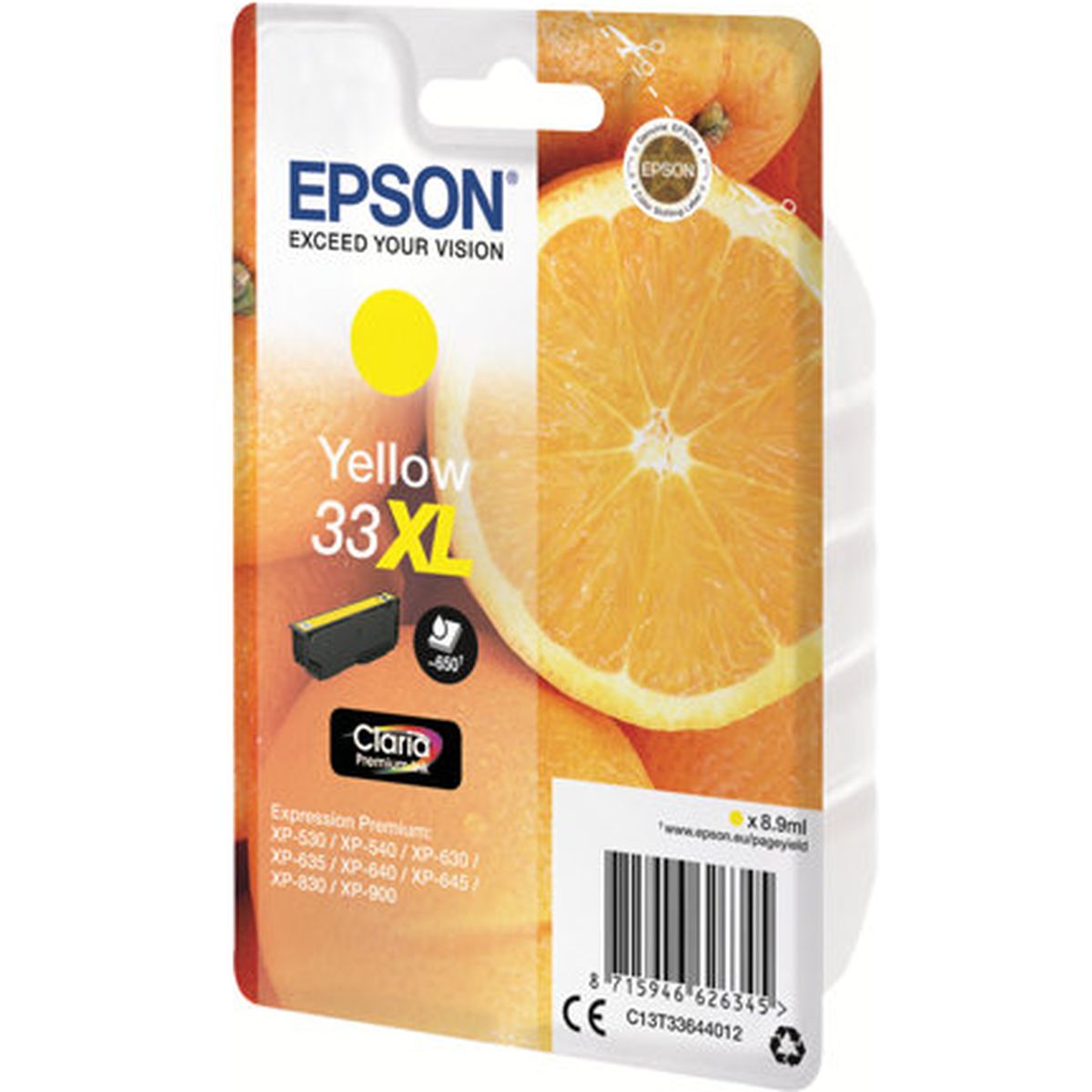 Epson 33XL Oranges Claria Premium Yellow XL - image 2 of 2