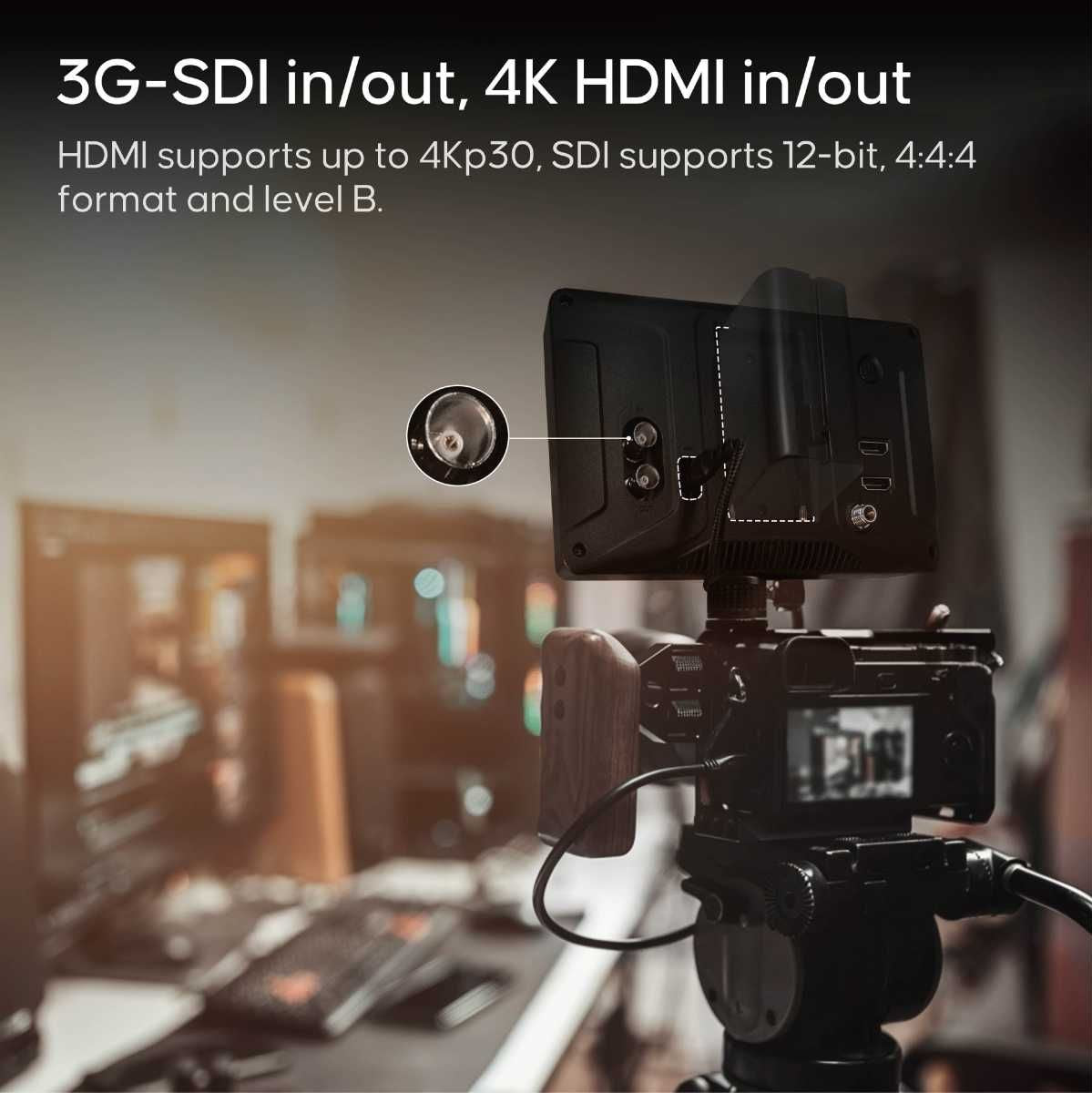 Osee Monitor 7 inch HDR SDI & 4K-HDMI - 3000 Nits (G7PRO)