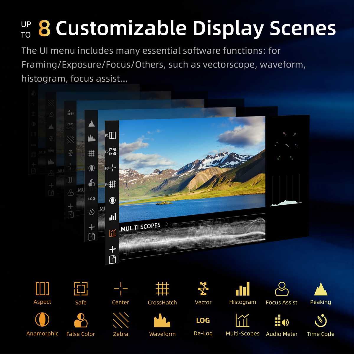 Osee Field Monitor 15.4 inch High Brightness HDR - 1500 Nits (MEGA15S-Kit) - image 4 of 5
