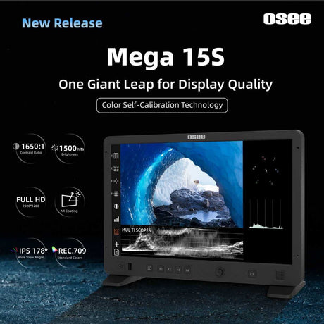 Osee Field Monitor 15.4 inch High Brightness HDR - 1500 Nits (MEGA15S-Kit) - image 5 of 5
