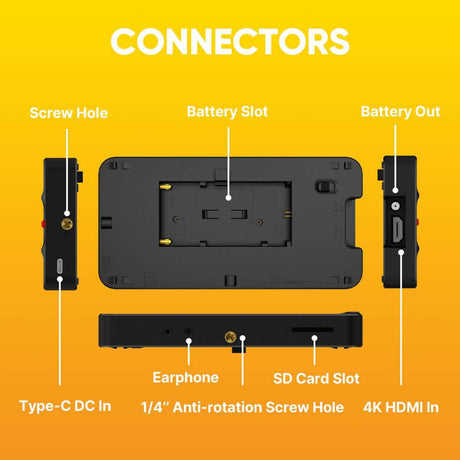 Osee Monitor 5.5 inch 4K-HDMI - 1000 Nits (T5-PLUS) - image 2 of 5