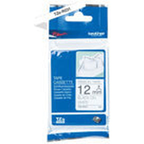 Brother Textile Tape Black/White 12MM/4M