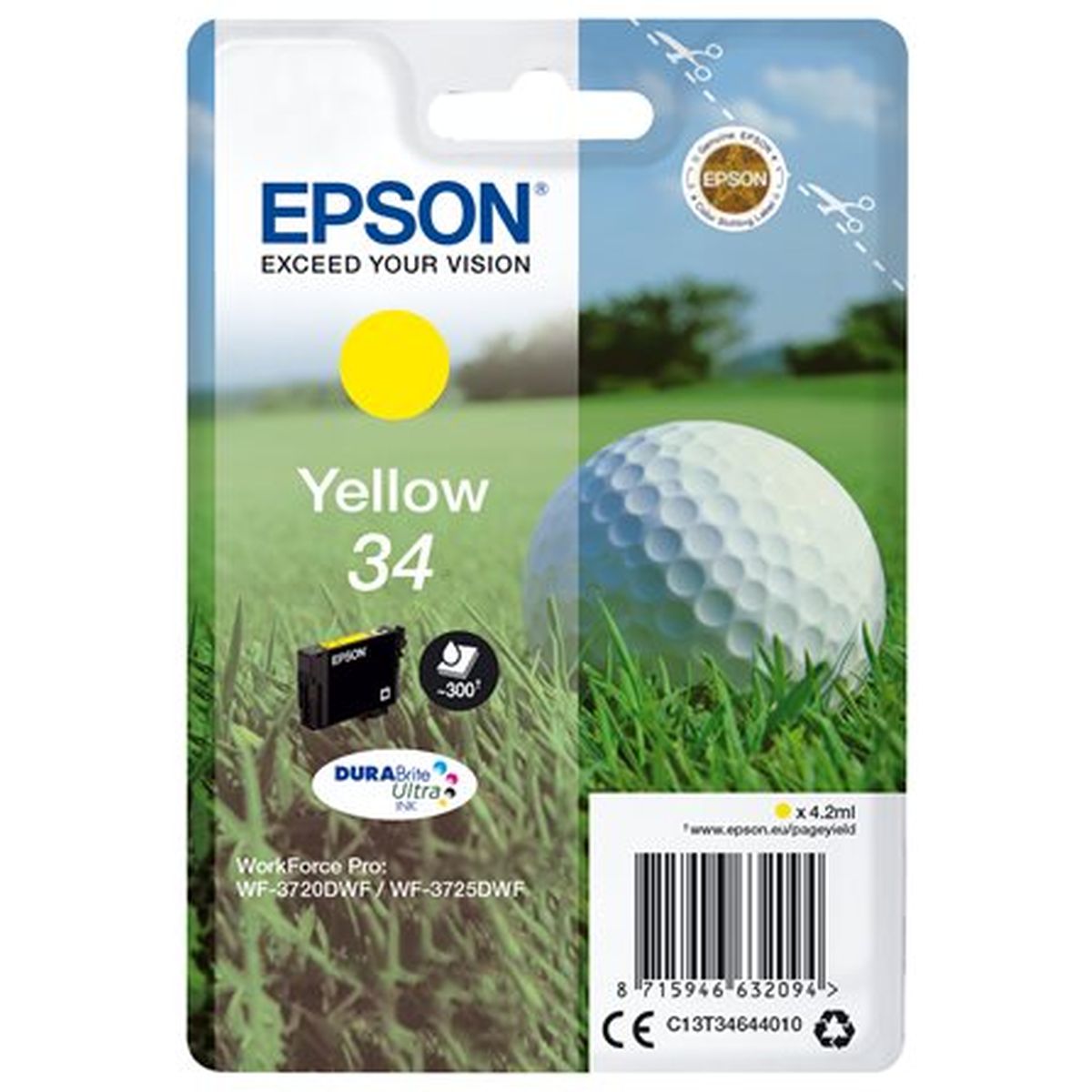 Epson Yellow 34 - DuraBrite Ultra Ink - image 3 of 3
