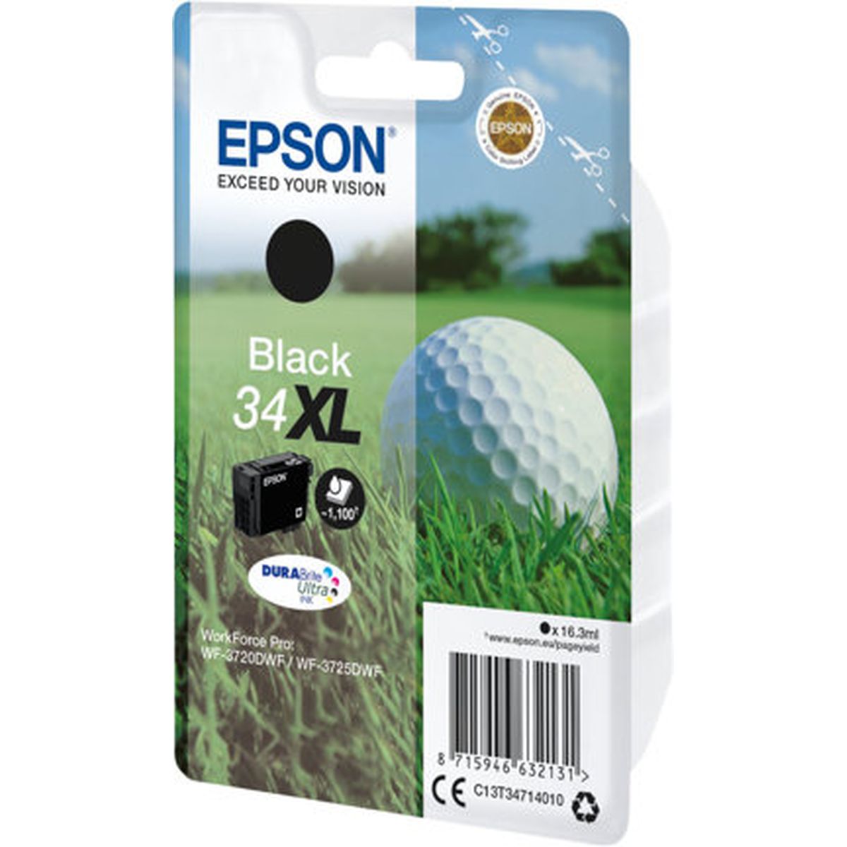 Epson 34XL Black DuraBrite Ink Ultra (XL) - image 2 of 3