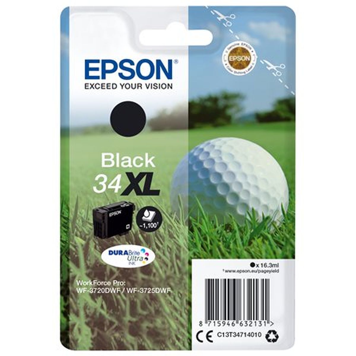 Epson 34XL Black DuraBrite Ink Ultra (XL) - image 3 of 3