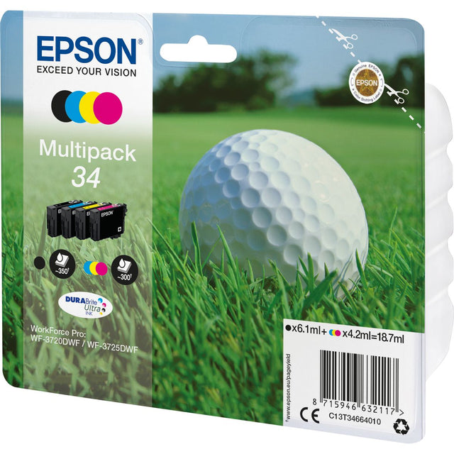 Epson 34 CMYK DuraBrite Ultra C13T34664020