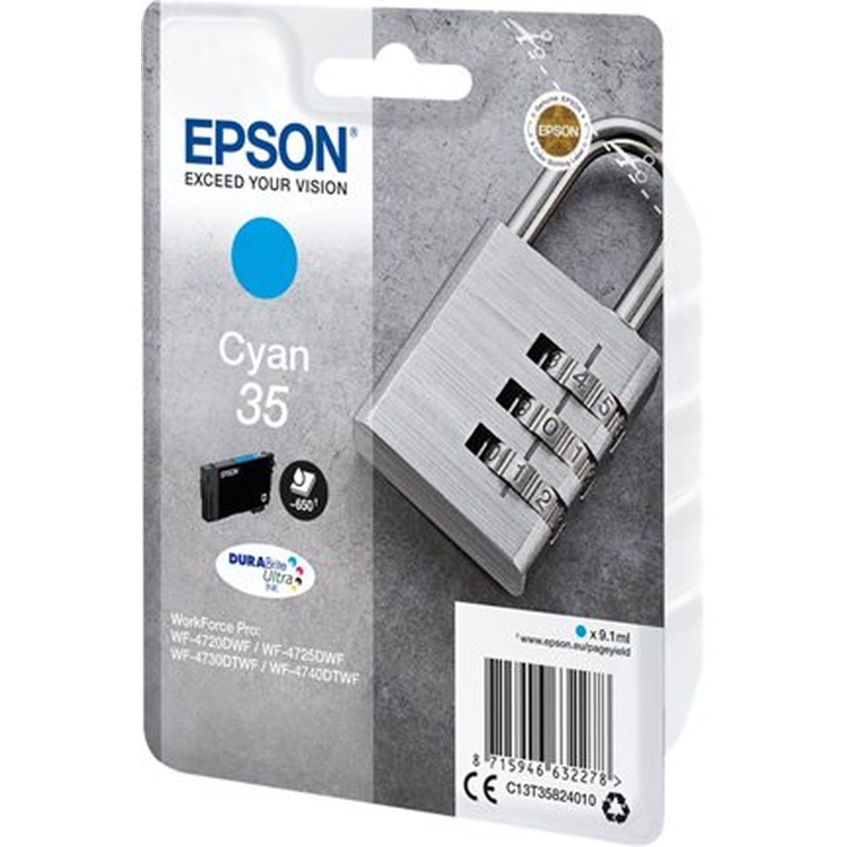 Epson 35 Cyan 9ml T35824010 - image 2 of 3