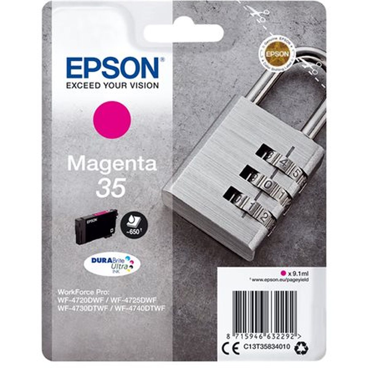 Epson 35 Magenta 9ml T35834010 - image 3 of 3
