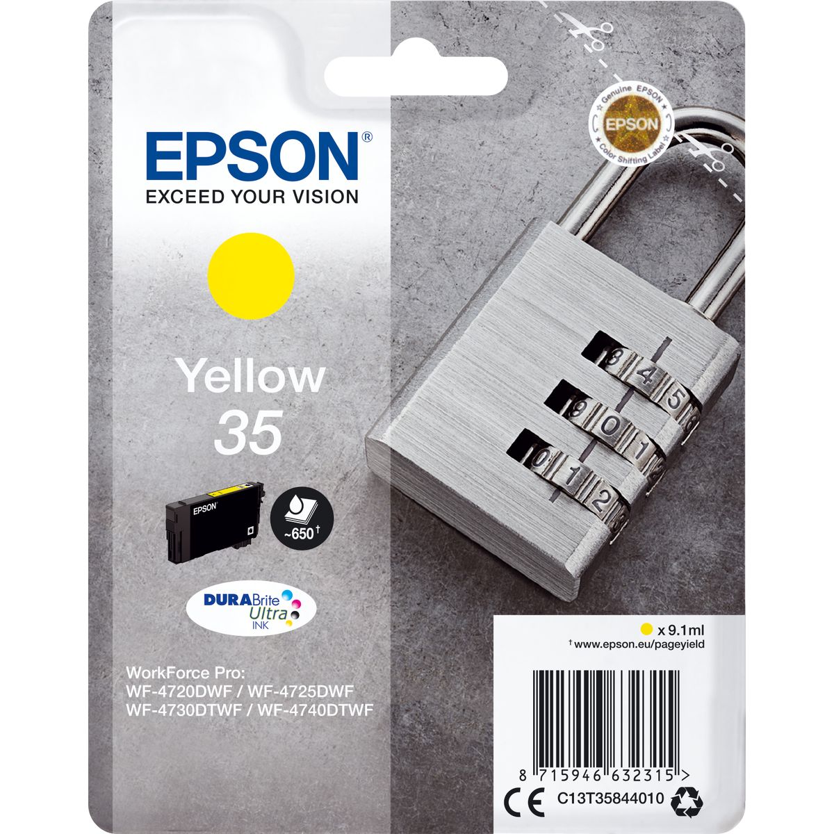 Epson 35 Yellow 9ml T35844010