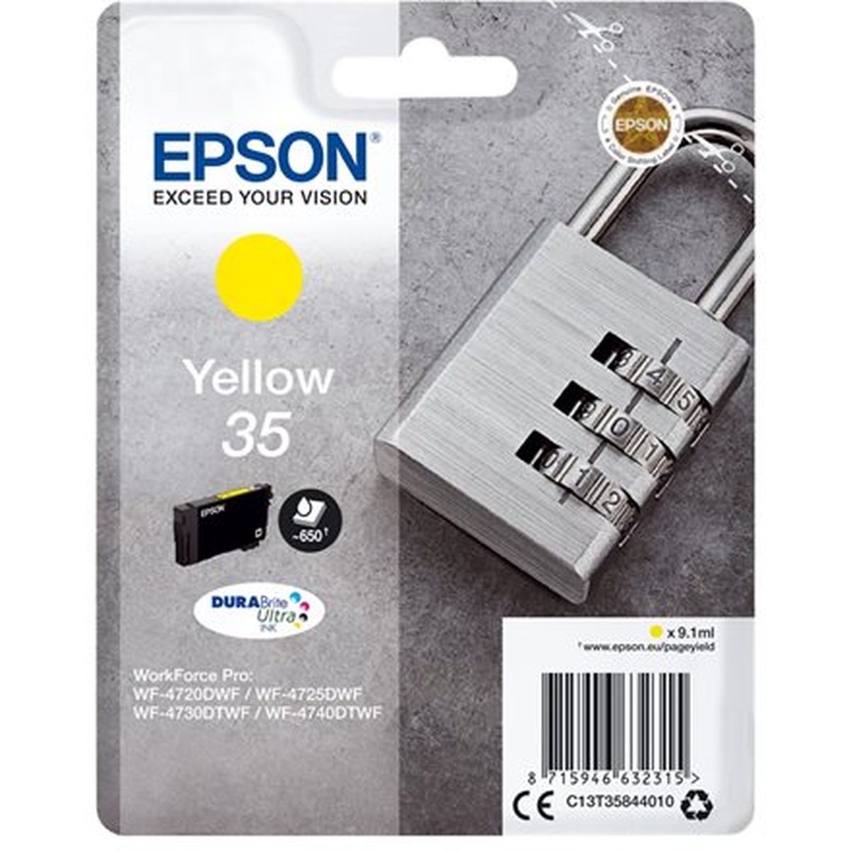 Epson 35 Yellow 9ml T35844010 - image 3 of 3