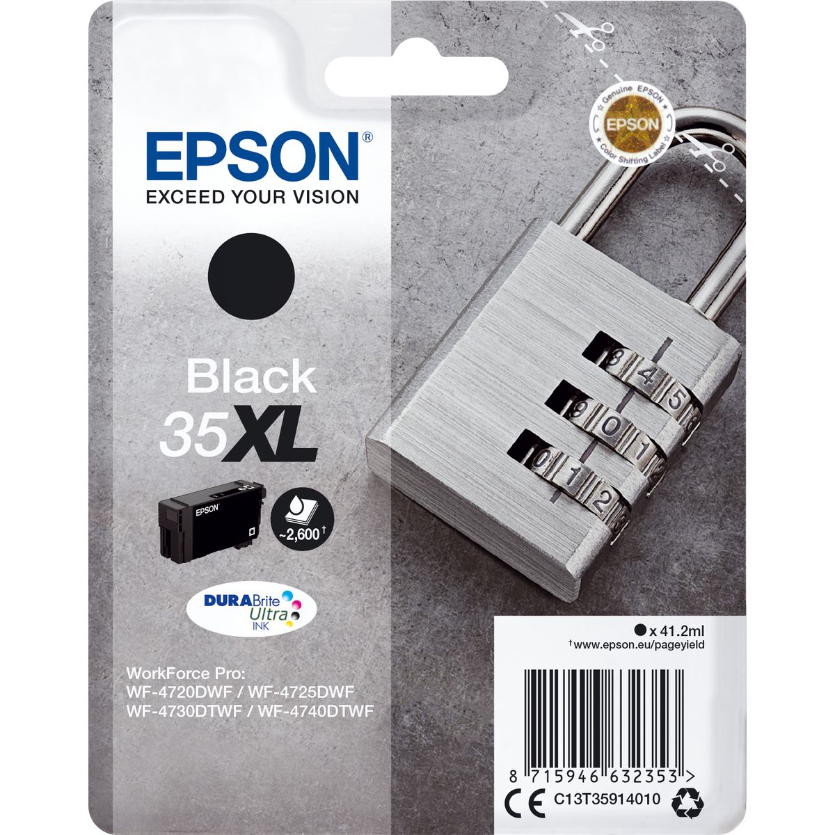 Epson 35XL Black 41ml T35914010