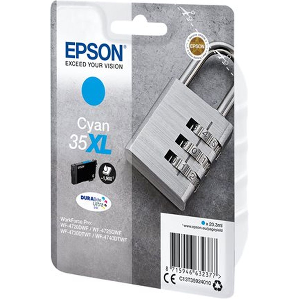 Epson 35XL Cyan 20ml T35924010 - image 2 of 3