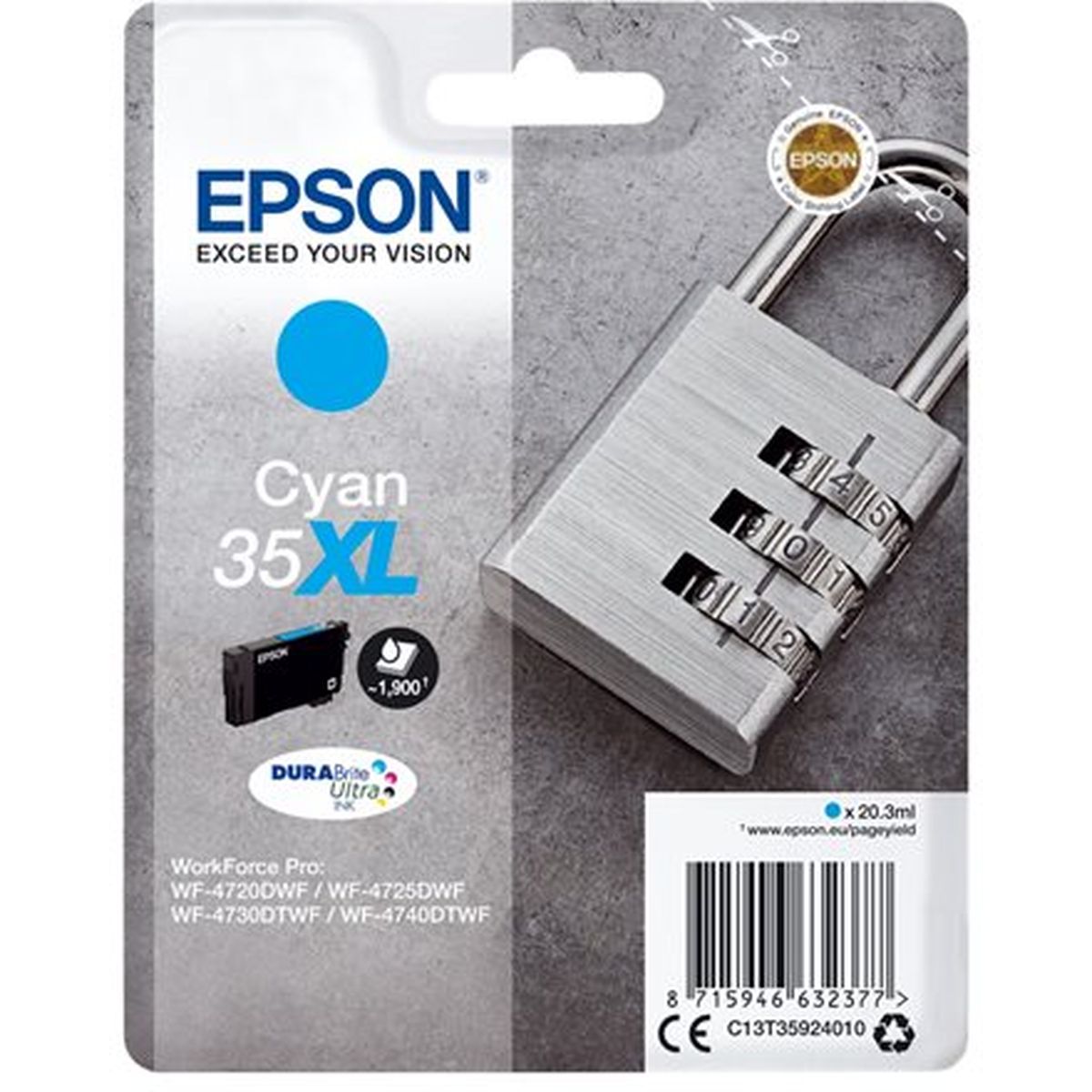 Epson 35XL Cyan 20ml T35924010 - image 3 of 3
