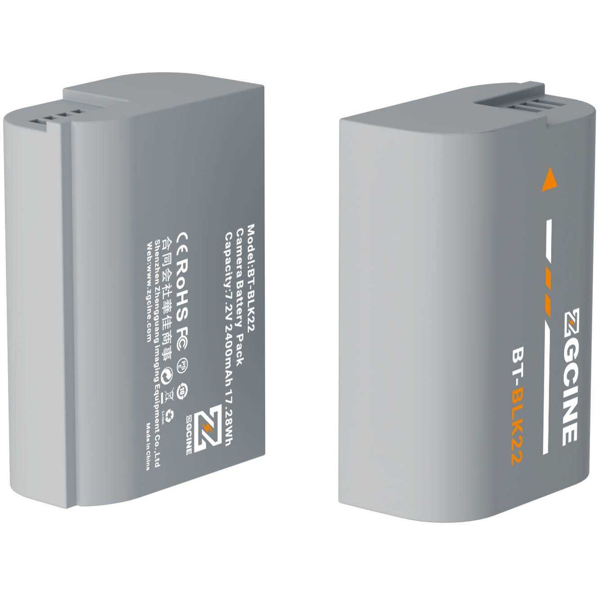 ZGCINE Battery Panasonic DMW-BLK22 (BT-BLK22)