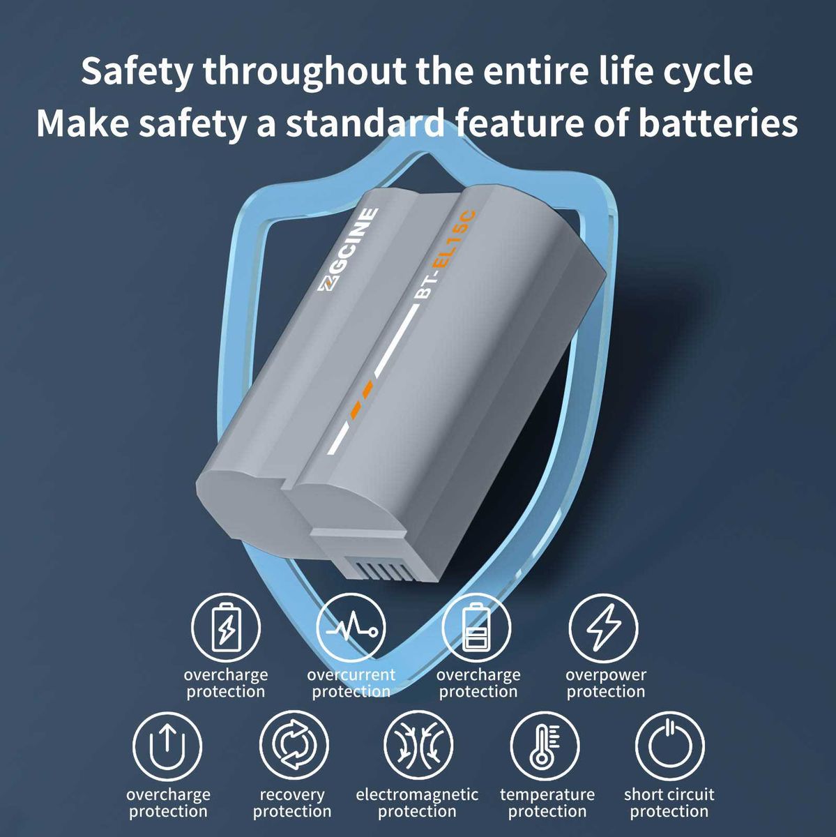 ZGCINE Battery Nikon EN-EL15C (BT-EL15C) - image 5 of 5