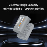 ZGCINE Battery Canon LP-E6NH (BT-LPE6NH) - image 2 of 5
