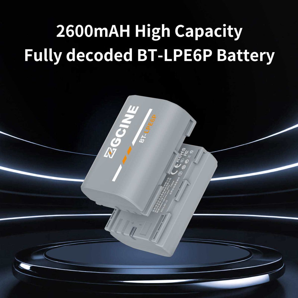 ZGCINE Battery Canon LP-E6P (BT-LPE6P) - image 2 of 5