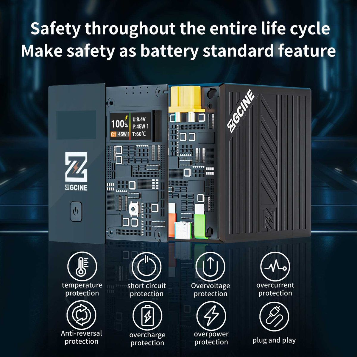 ZGCINE Battery Sony NPF970 L-Serie (BT-NPF970) - image 2 of 5