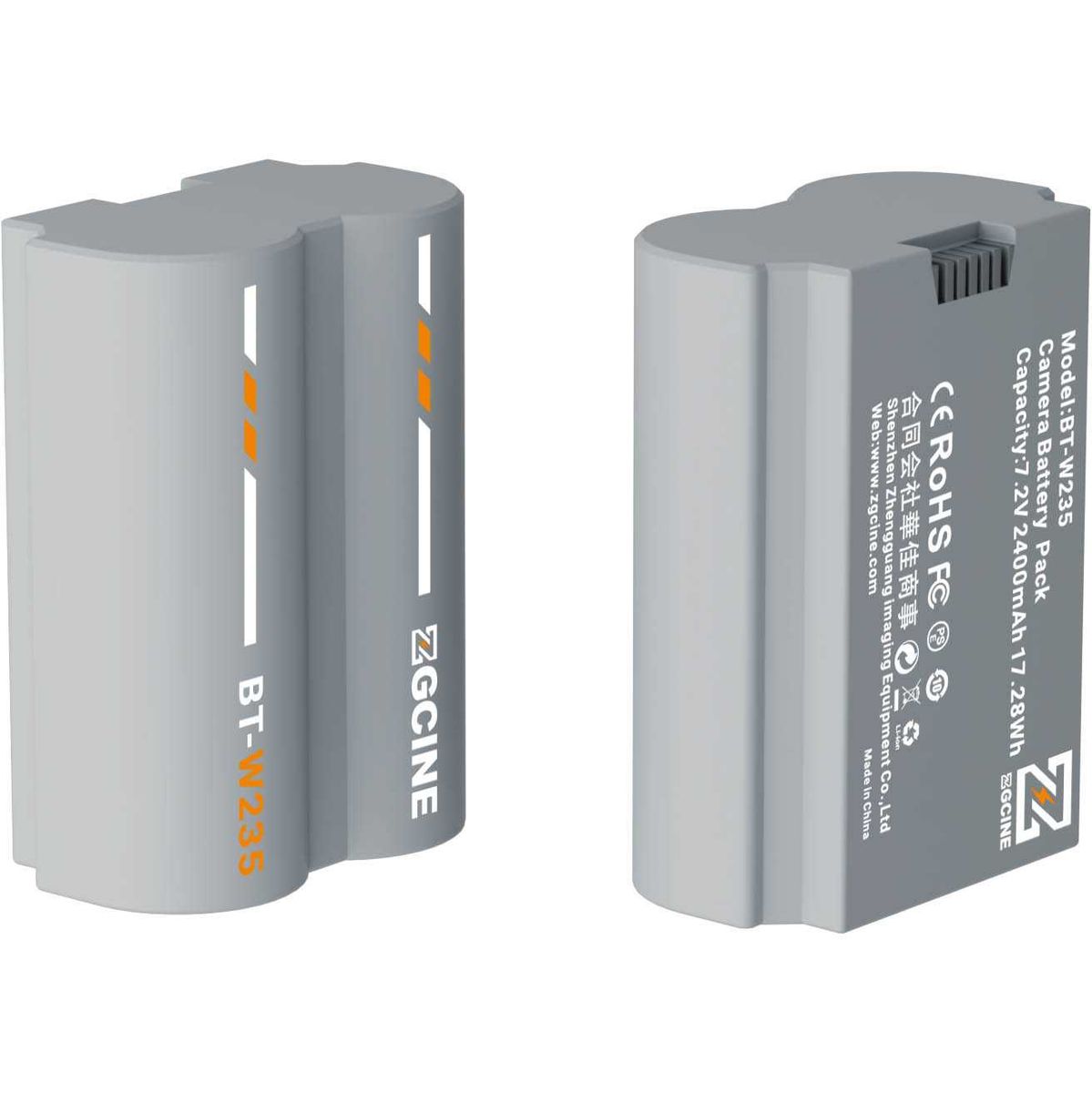 ZGCINE Battery Fujifilm NP-W235 (BT-W235)