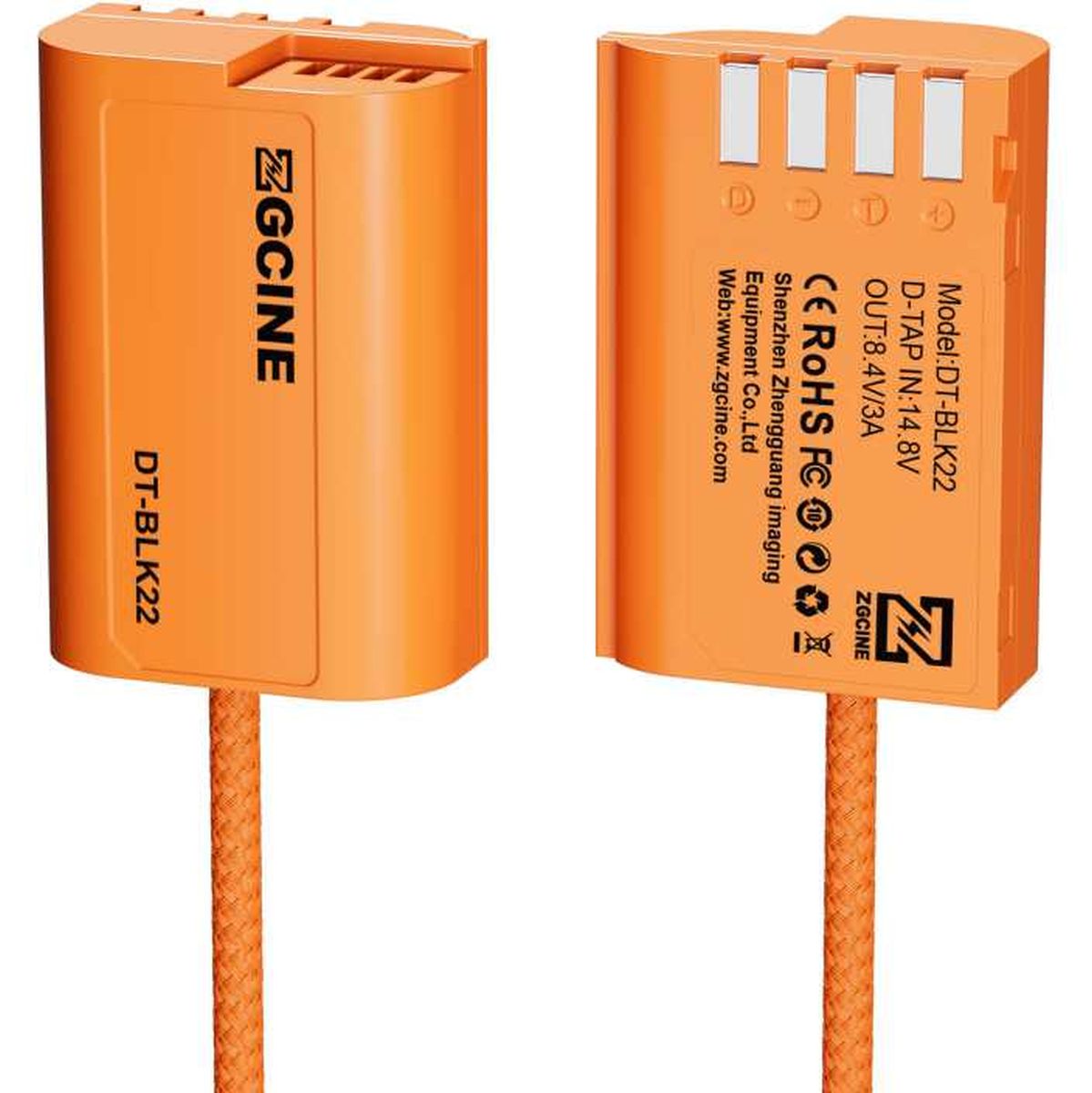 ZGCINE D-Tap To DMW-BLK22 Dummy Battery Cable (DT-BLK22)